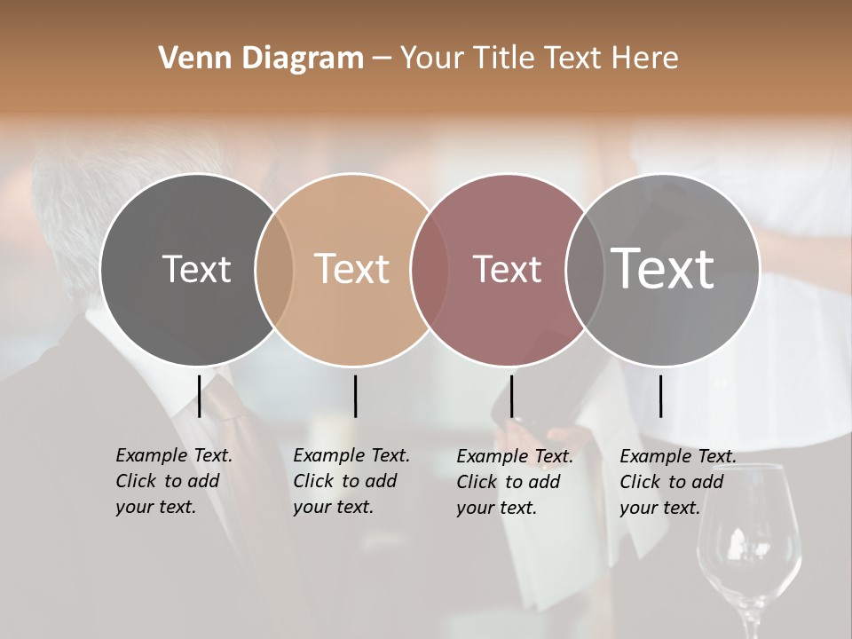 A Man In A Suit Holding A Bottle Of Wine PowerPoint Template