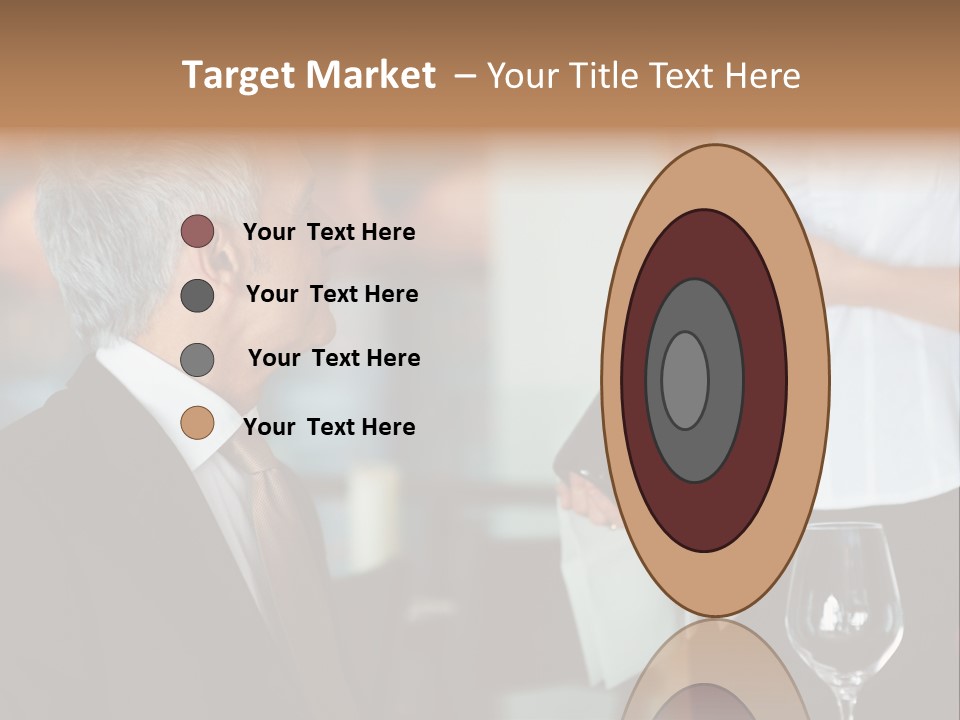 A Man In A Suit Holding A Bottle Of Wine PowerPoint Template