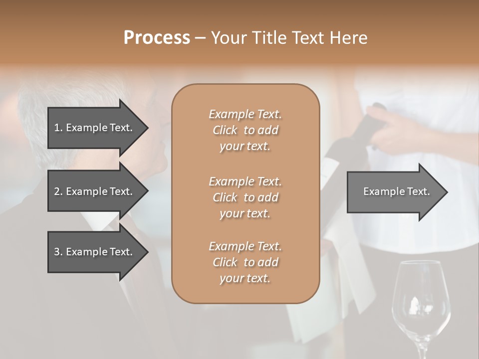 A Man In A Suit Holding A Bottle Of Wine PowerPoint Template