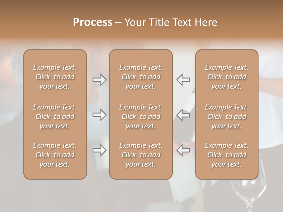 A Man In A Suit Holding A Bottle Of Wine PowerPoint Template