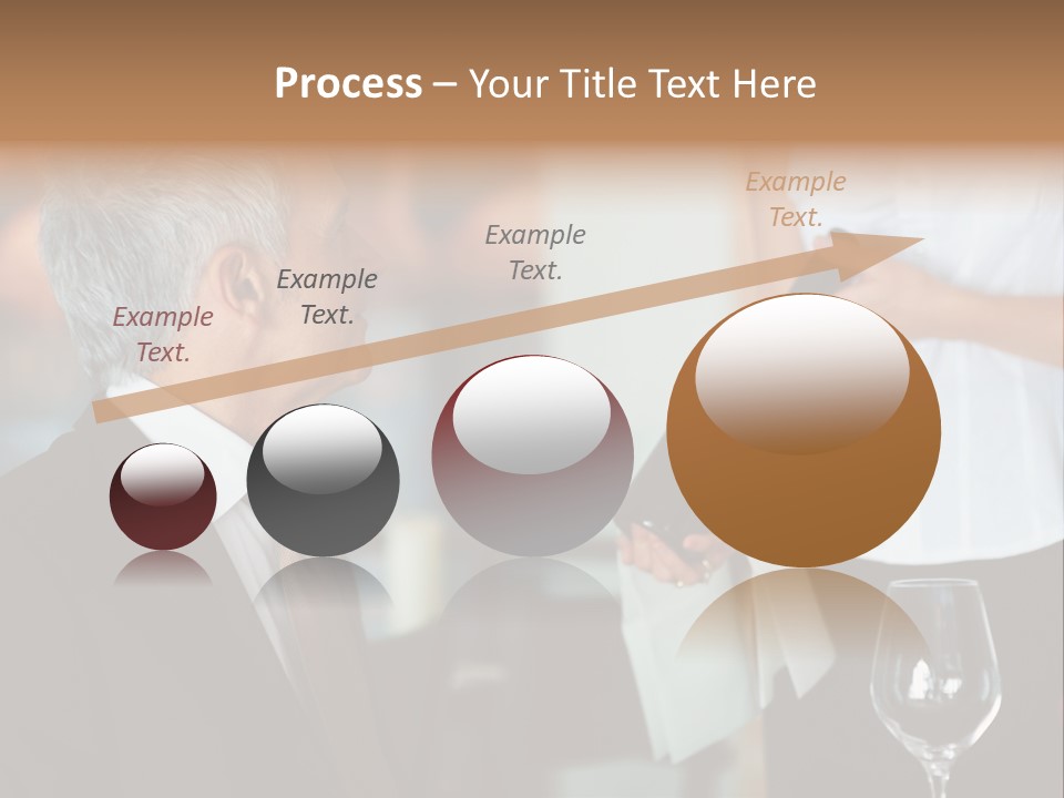 A Man In A Suit Holding A Bottle Of Wine PowerPoint Template