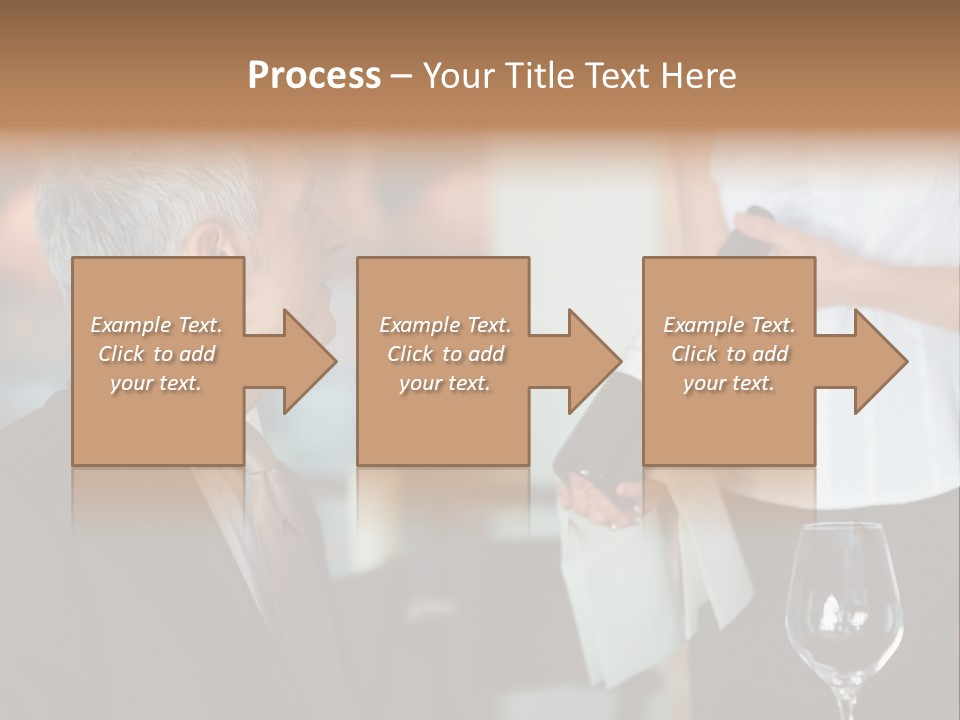 A Man In A Suit Holding A Bottle Of Wine PowerPoint Template