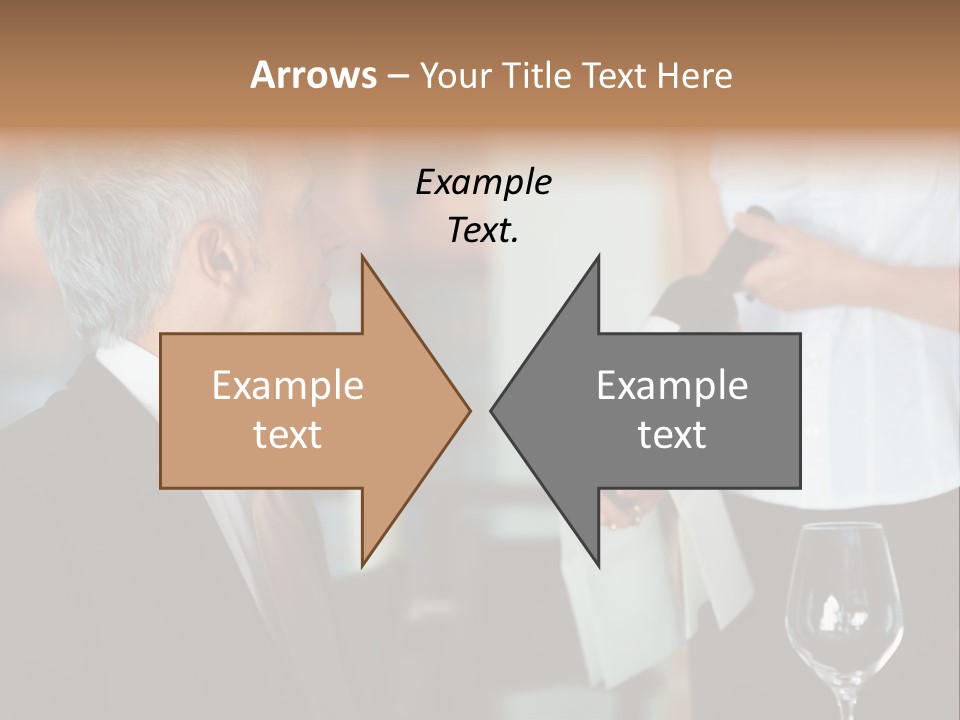 A Man In A Suit Holding A Bottle Of Wine PowerPoint Template