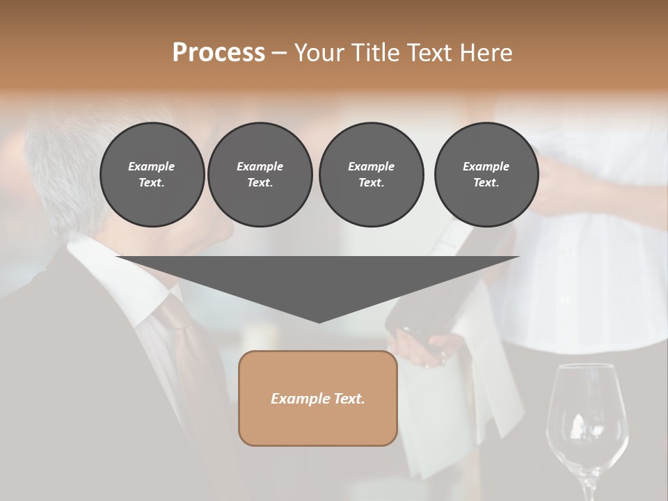A Man In A Suit Holding A Bottle Of Wine PowerPoint Template