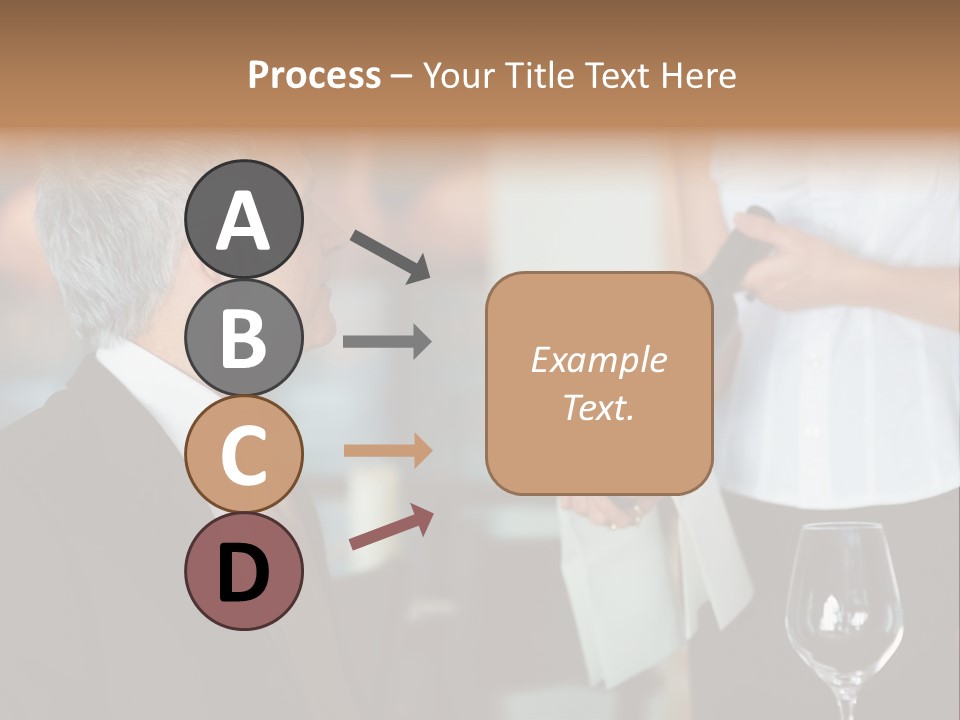 A Man In A Suit Holding A Bottle Of Wine PowerPoint Template