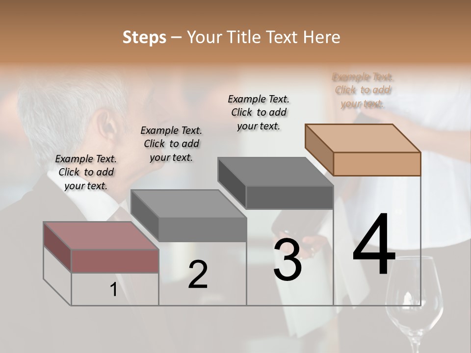 A Man In A Suit Holding A Bottle Of Wine PowerPoint Template