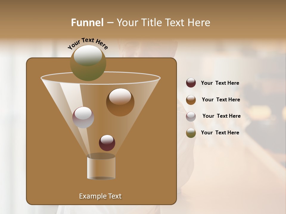 A Chef Standing In Front Of A Counter With His Arms Crossed PowerPoint Template