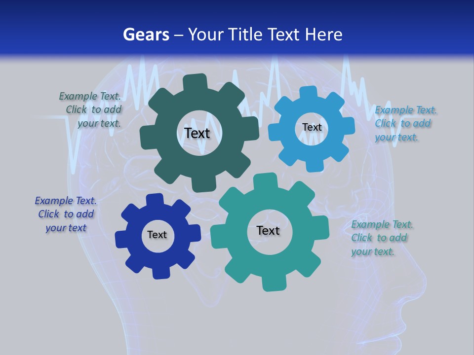 Males Crowded Hands PowerPoint Template