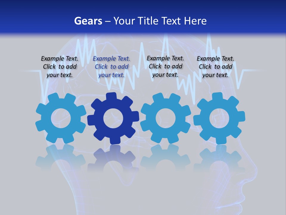 Males Crowded Hands PowerPoint Template