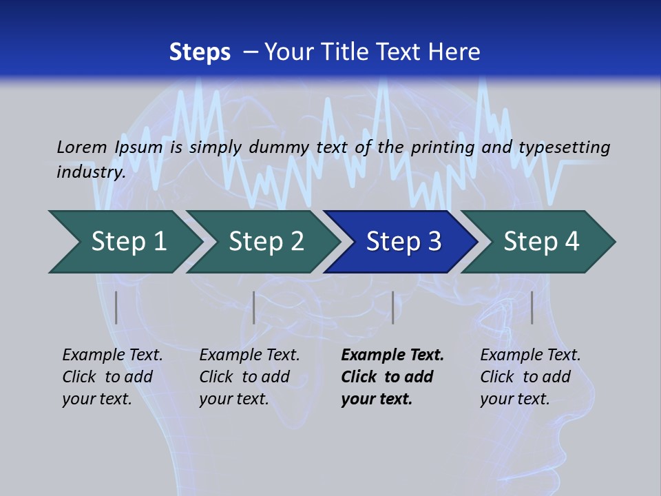 Males Crowded Hands PowerPoint Template