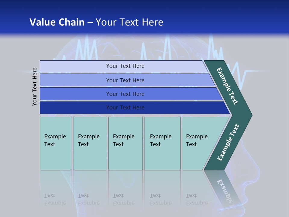 Males Crowded Hands PowerPoint Template