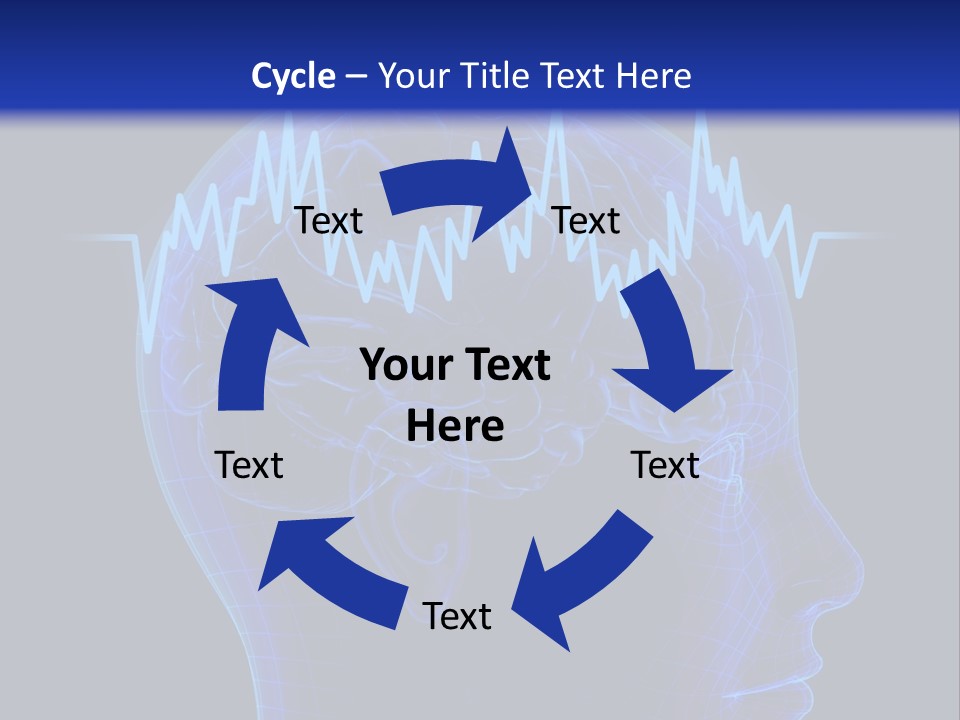 Males Crowded Hands PowerPoint Template
