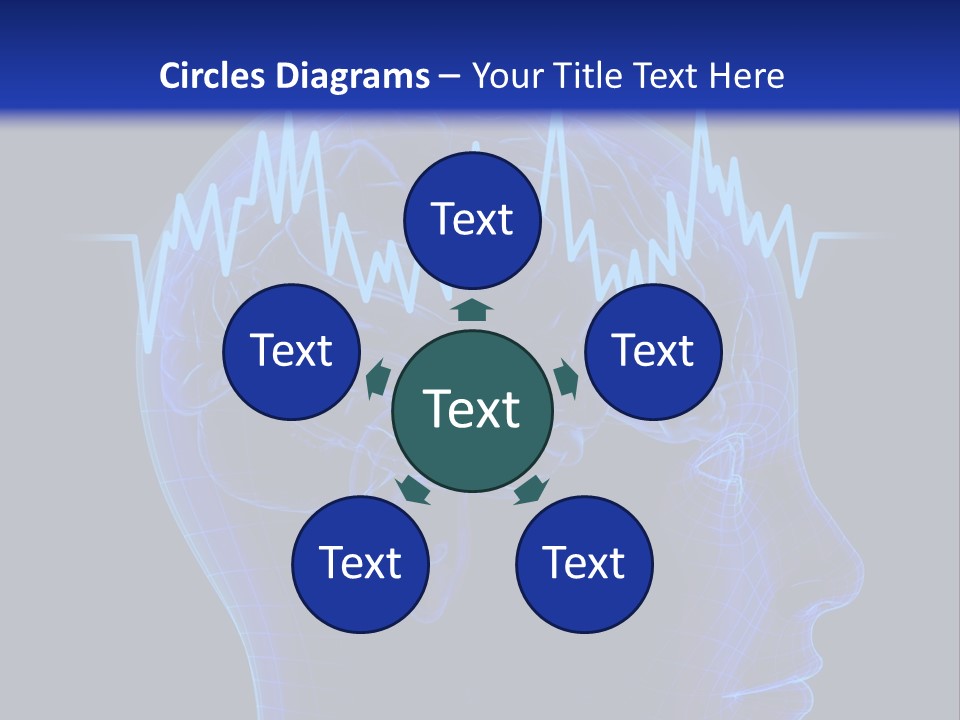 Males Crowded Hands PowerPoint Template