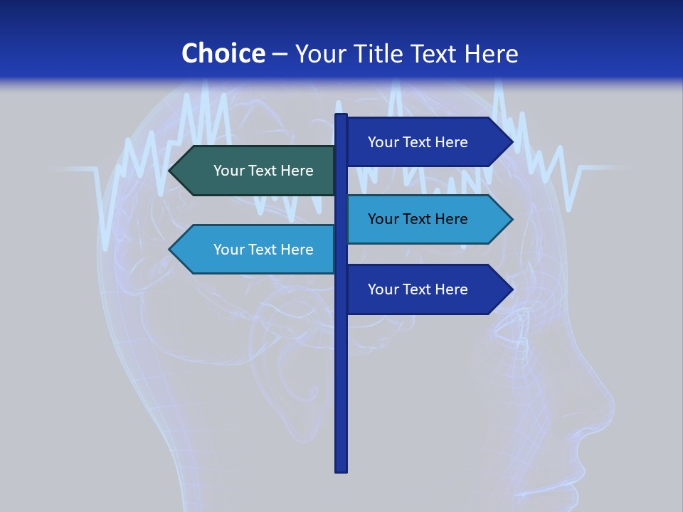 Males Crowded Hands PowerPoint Template