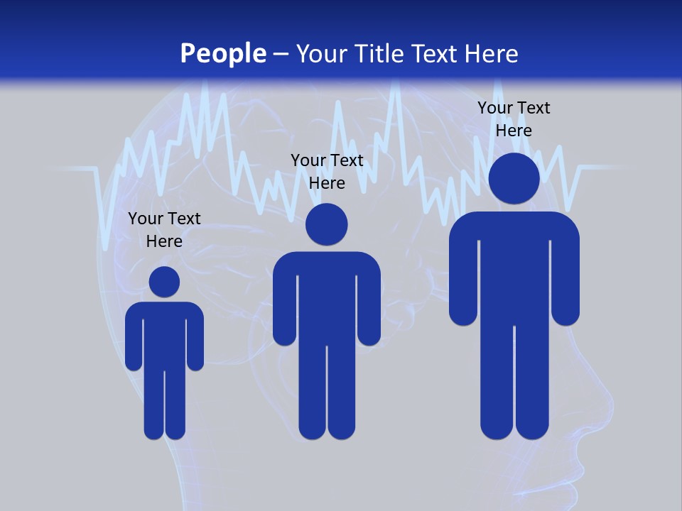 Males Crowded Hands PowerPoint Template