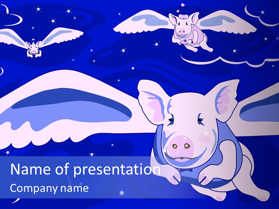 Sky Stars Air PowerPoint Template