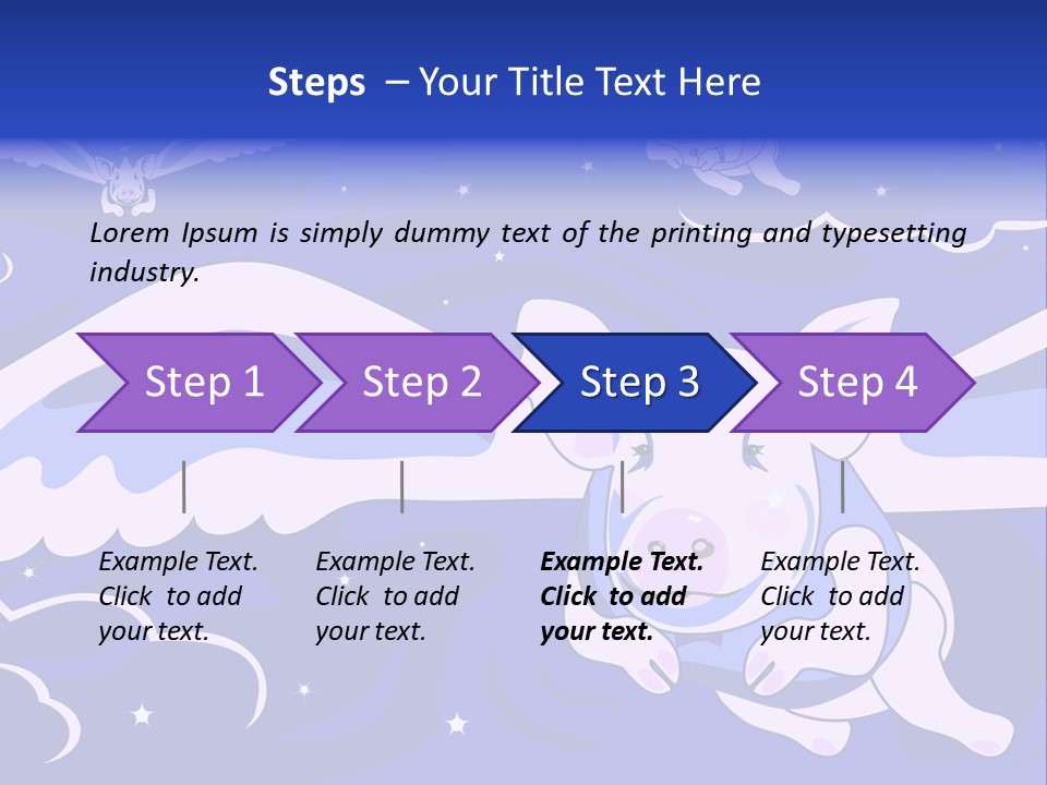 Sky Stars Air PowerPoint Template