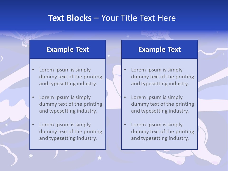Sky Stars Air PowerPoint Template