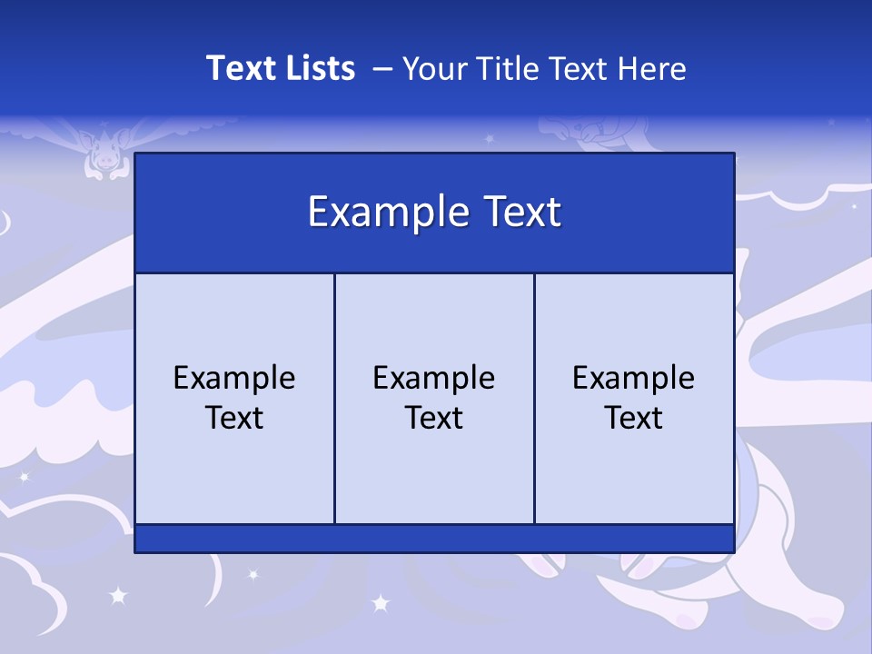 Sky Stars Air PowerPoint Template