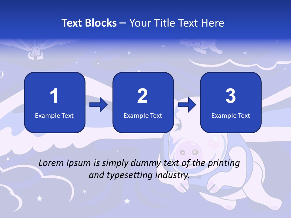 Sky Stars Air PowerPoint Template