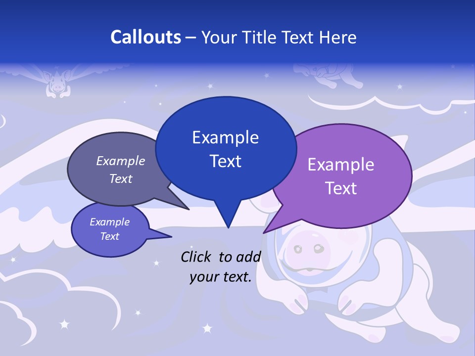 Sky Stars Air PowerPoint Template