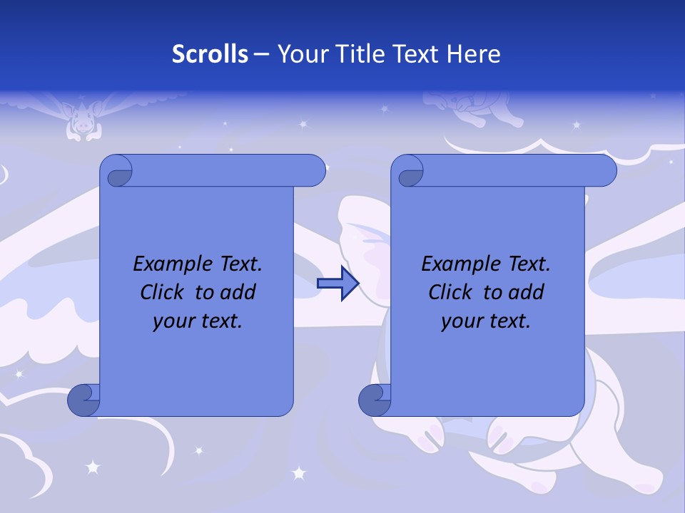 Sky Stars Air PowerPoint Template