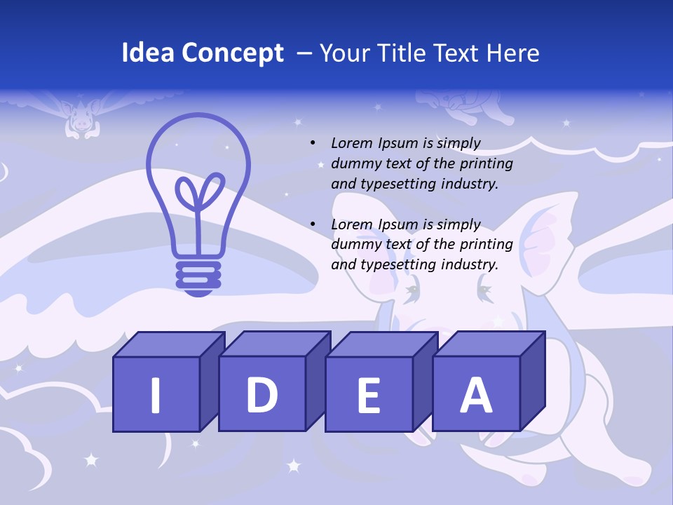 Sky Stars Air PowerPoint Template