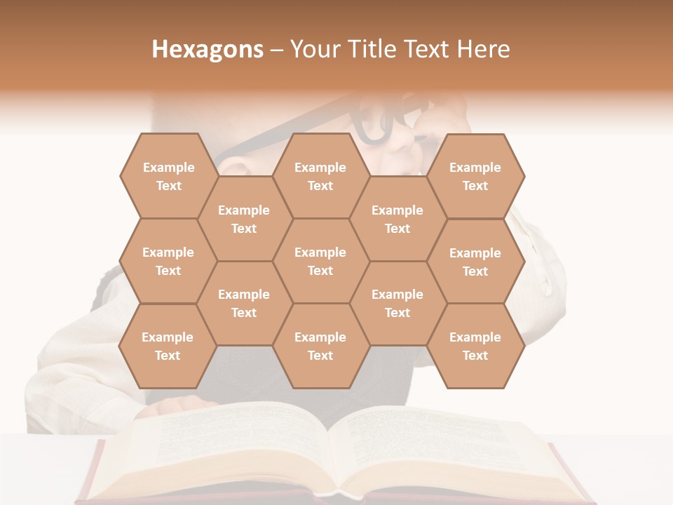 Small Portrait Happy PowerPoint Template