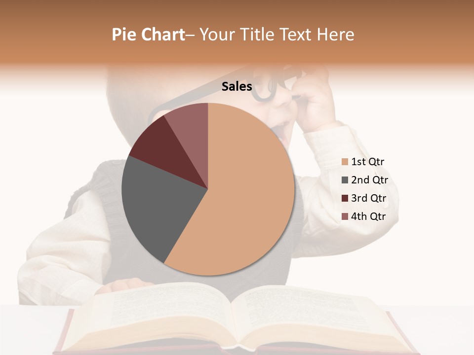 Small Portrait Happy PowerPoint Template