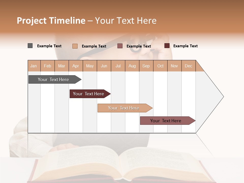 Small Portrait Happy PowerPoint Template
