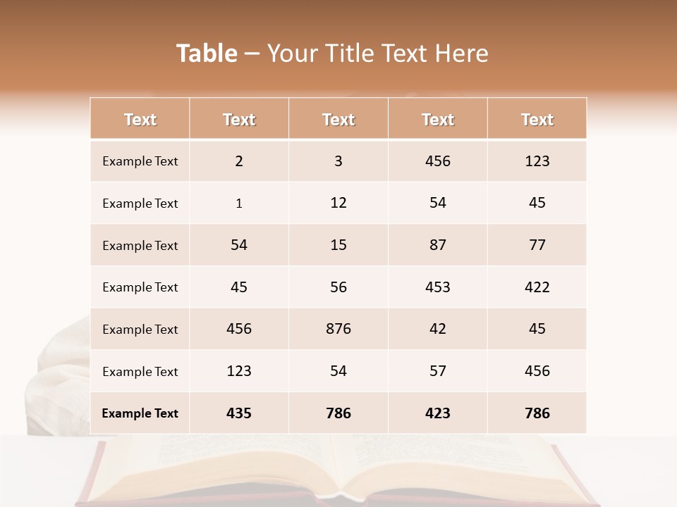 Small Portrait Happy PowerPoint Template