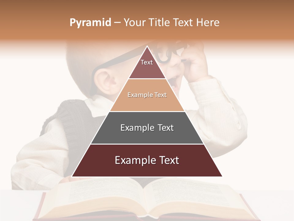 Small Portrait Happy PowerPoint Template