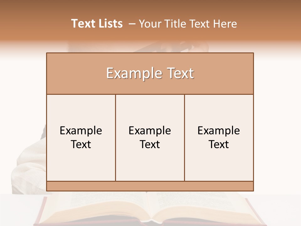 Small Portrait Happy PowerPoint Template