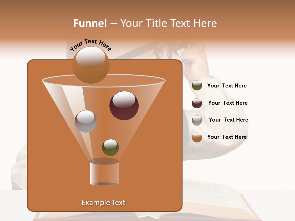 Small Portrait Happy PowerPoint Template