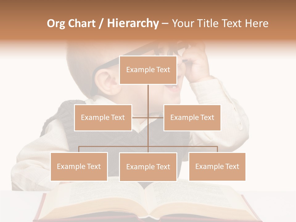 Small Portrait Happy PowerPoint Template