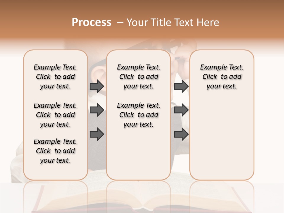 Small Portrait Happy PowerPoint Template