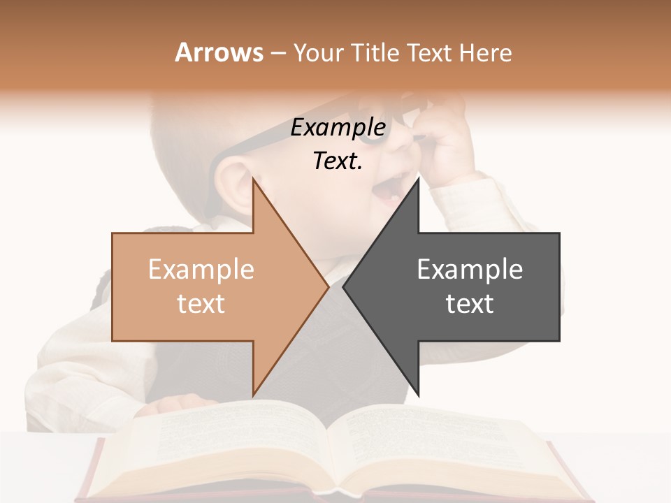 Small Portrait Happy PowerPoint Template