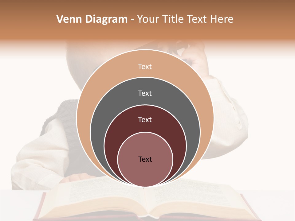 Small Portrait Happy PowerPoint Template