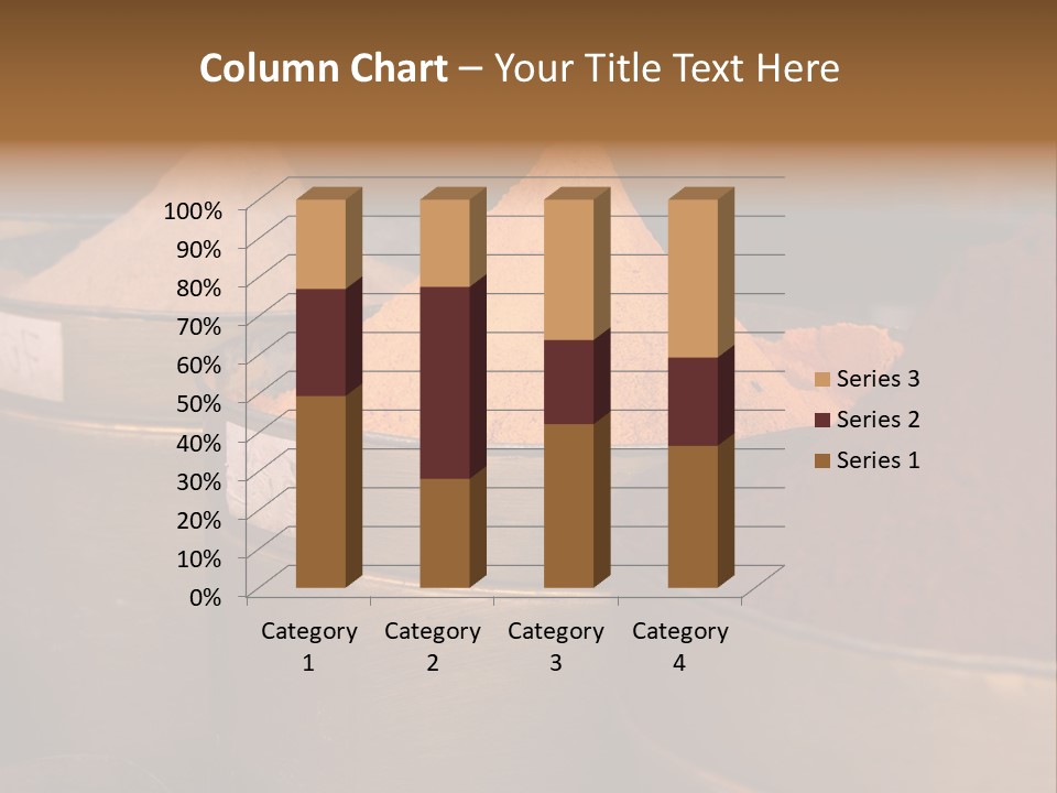 A Group Of Buckets Filled With Different Colored Spices PowerPoint Template
