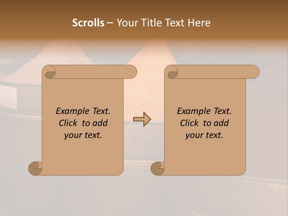 A Group Of Buckets Filled With Different Colored Spices PowerPoint Template
