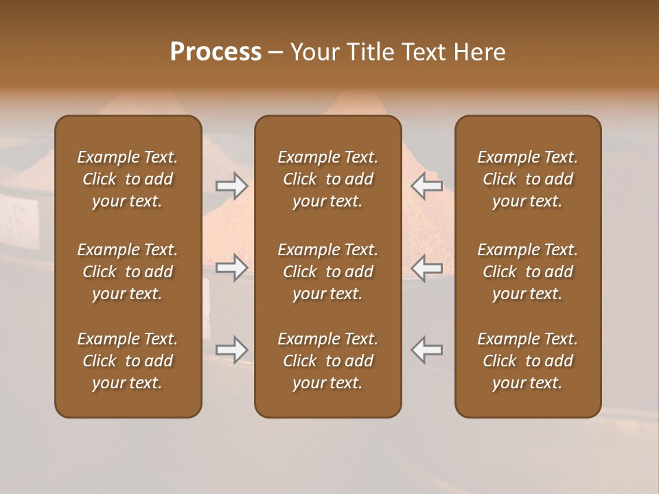 A Group Of Buckets Filled With Different Colored Spices PowerPoint Template
