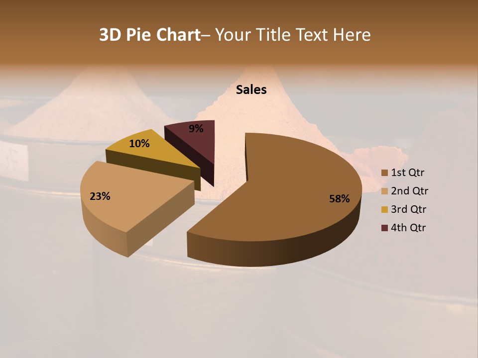 A Group Of Buckets Filled With Different Colored Spices PowerPoint Template