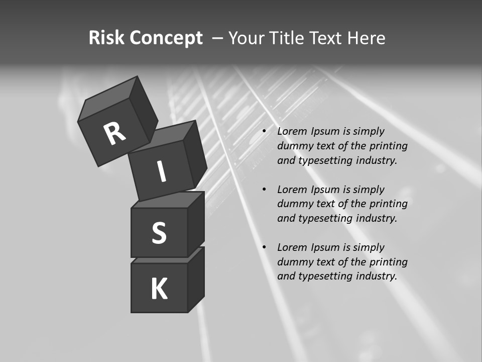 Sad Adversity Breakup PowerPoint Template