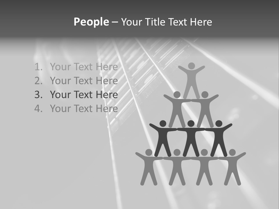 Sad Adversity Breakup PowerPoint Template