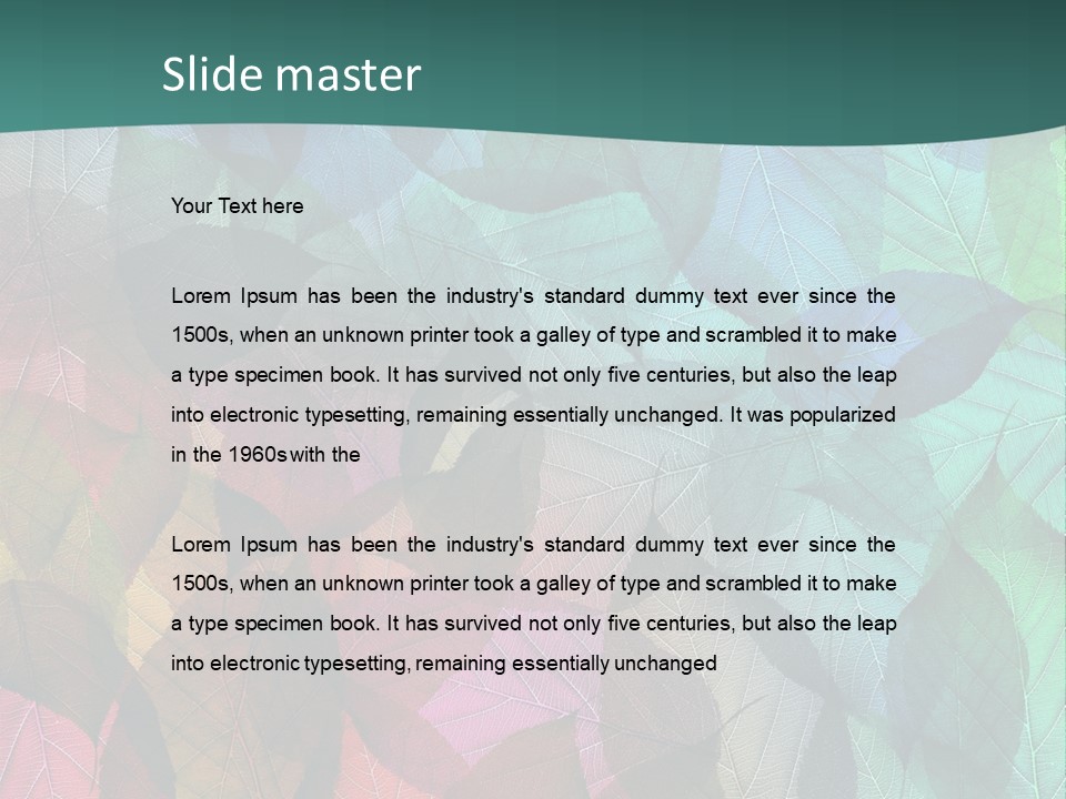 Casting Brook Hen PowerPoint Template