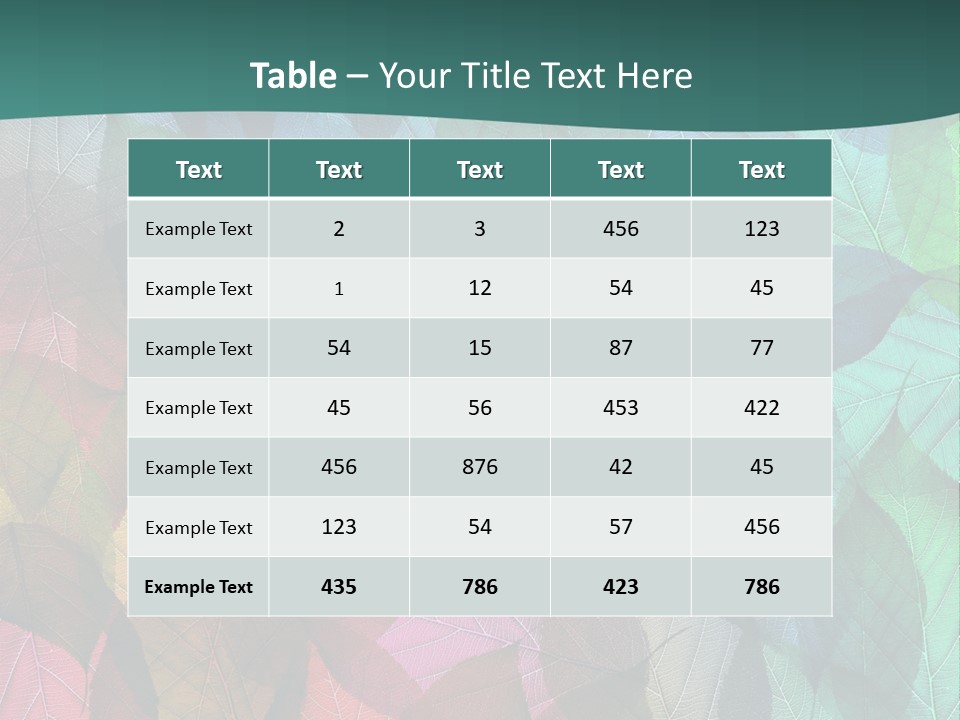 Casting Brook Hen PowerPoint Template