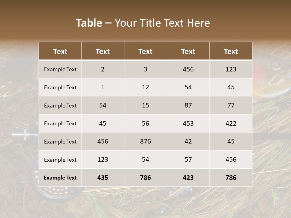 A Fish On The Ground Next To A Fishing Rod PowerPoint Template