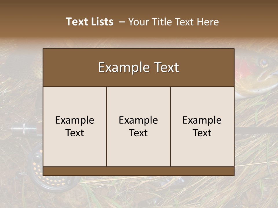 A Fish On The Ground Next To A Fishing Rod PowerPoint Template