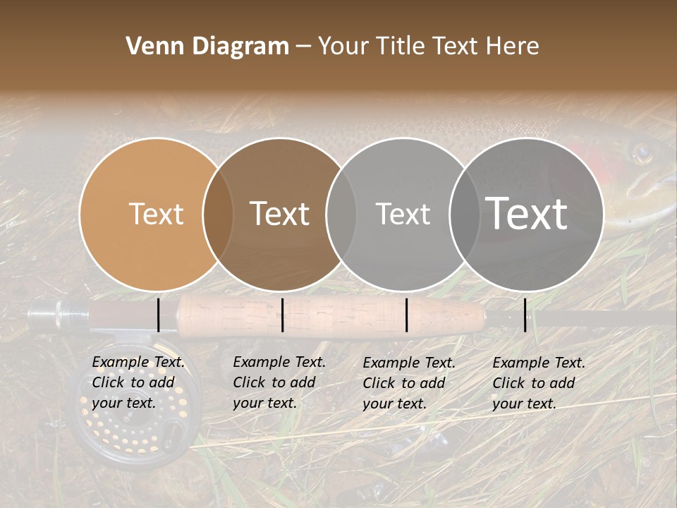 A Fish On The Ground Next To A Fishing Rod PowerPoint Template