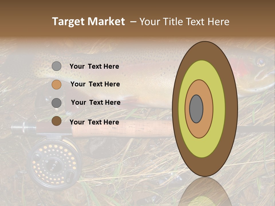 A Fish On The Ground Next To A Fishing Rod PowerPoint Template